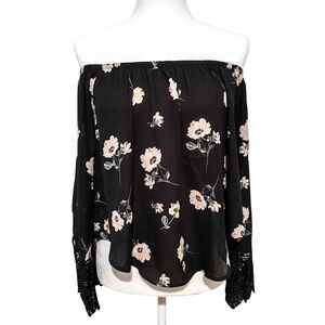 Love Tree Off The Shoulder Bell Sleeve Top